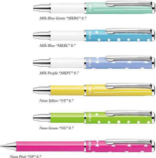 خودکار 0/7 رنگ فانتزی کشویی مینی زبرا رگلام 36 عددی SL-F1